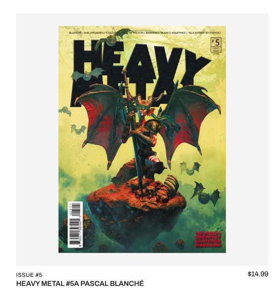 Heavy Metal Magazine - The World's Greatest Illustrated Magazine captured website design