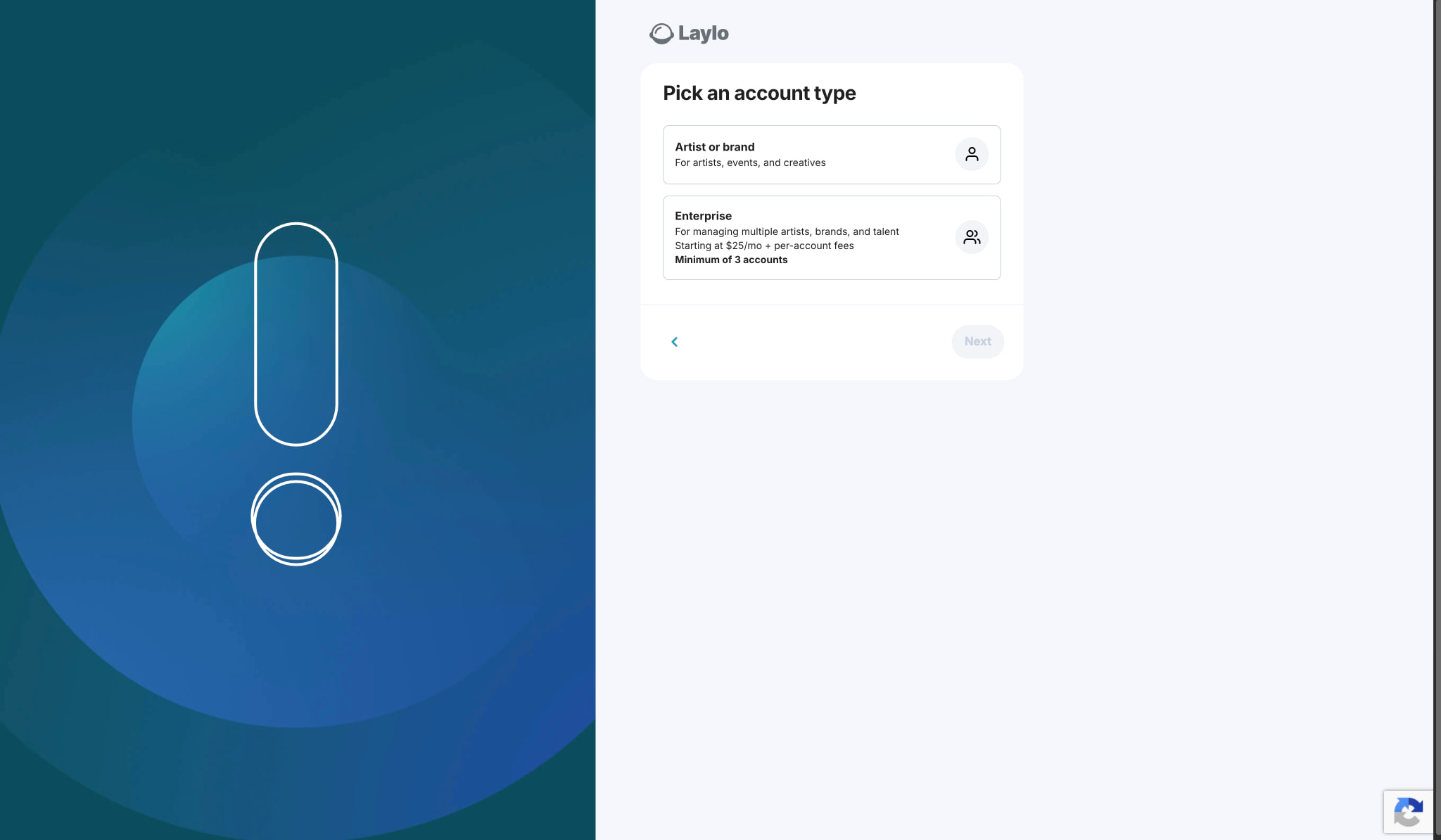 Laylo captured website design