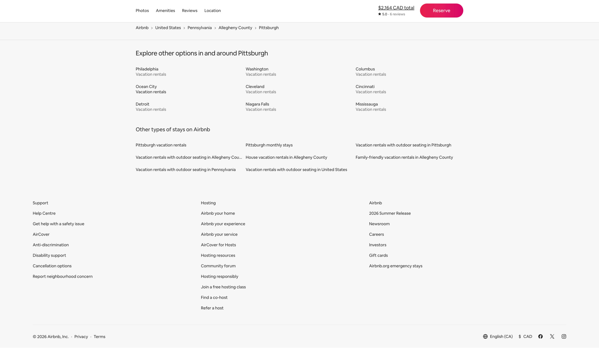 Pittsburgh • Guitar Décor• Sports • Events • Movie - Houses for Rent in Pittsburgh, Pennsylvania, United States - Airbnb captured website design