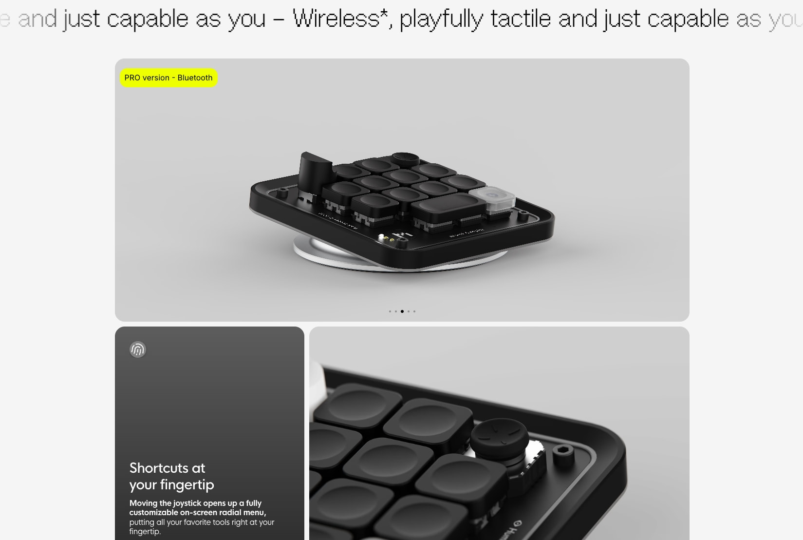 WORK LOUDER® captured website design