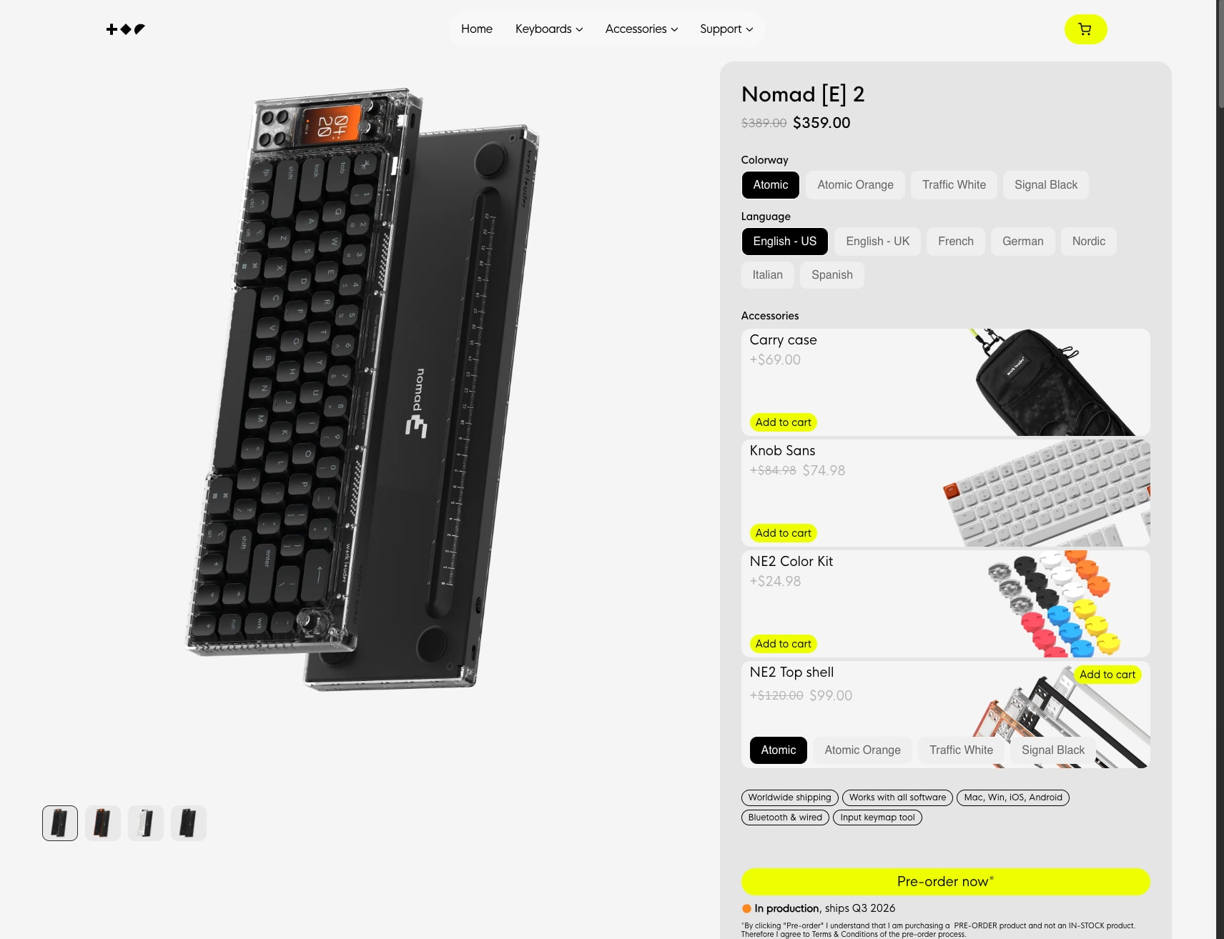 WORK LOUDER® captured website design