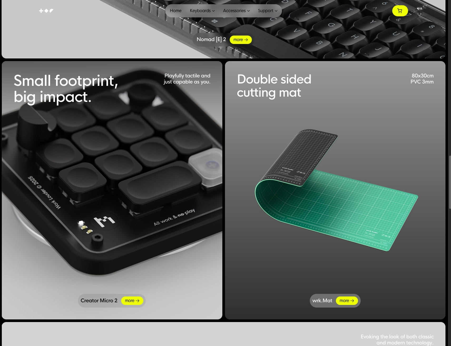 WORK LOUDER® captured website design