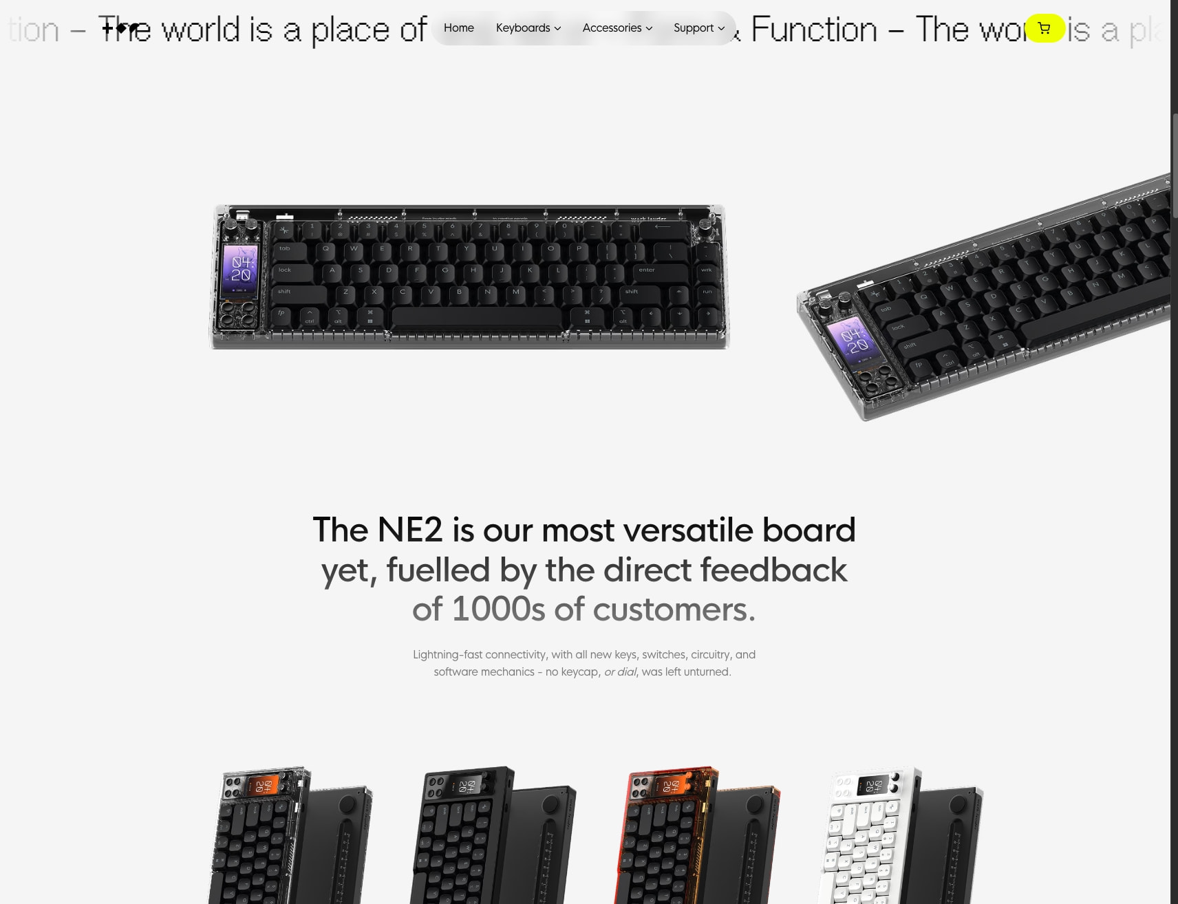 WORK LOUDER® captured website design