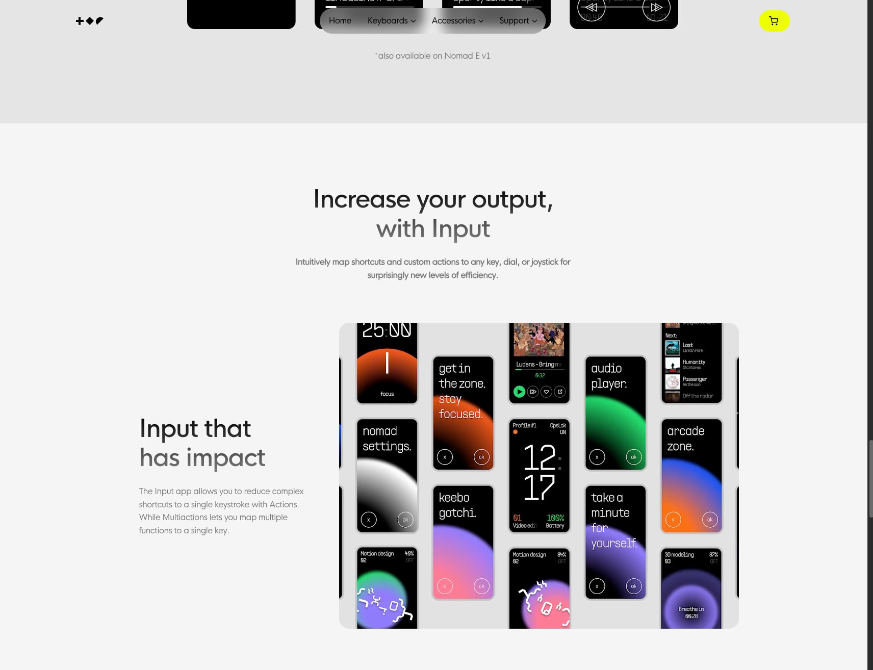 WORK LOUDER® captured website design