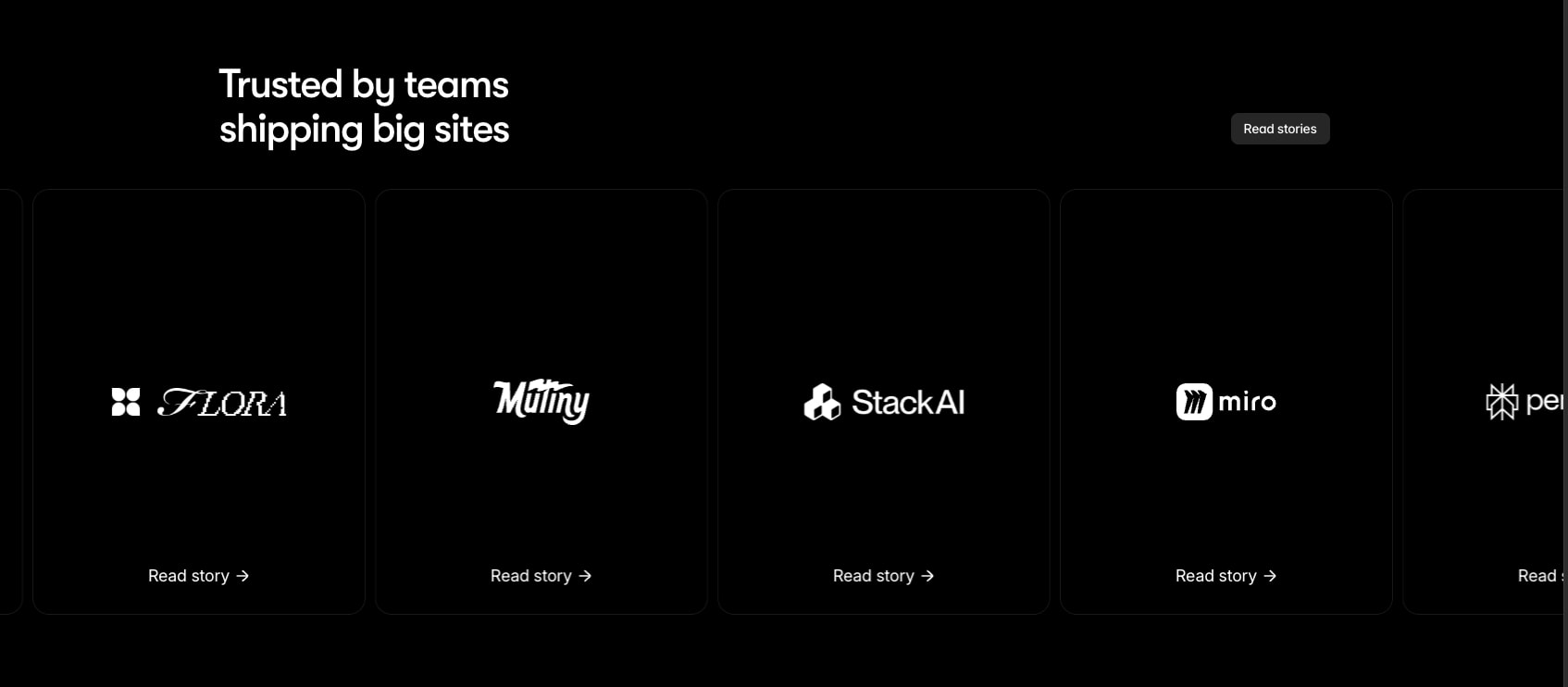 Framer: AI website builder for professional sites captured website design