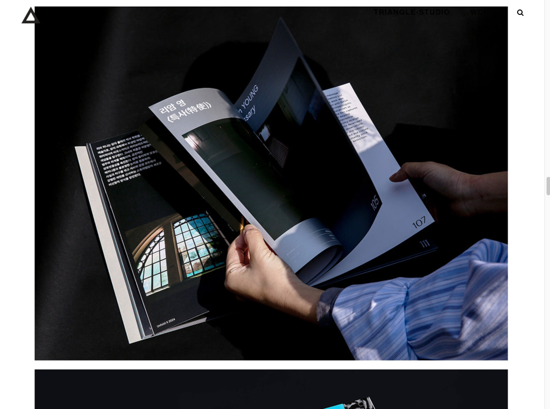 TRIANGLE-STUDIO | Unfold X 2024 Book Design captured website design