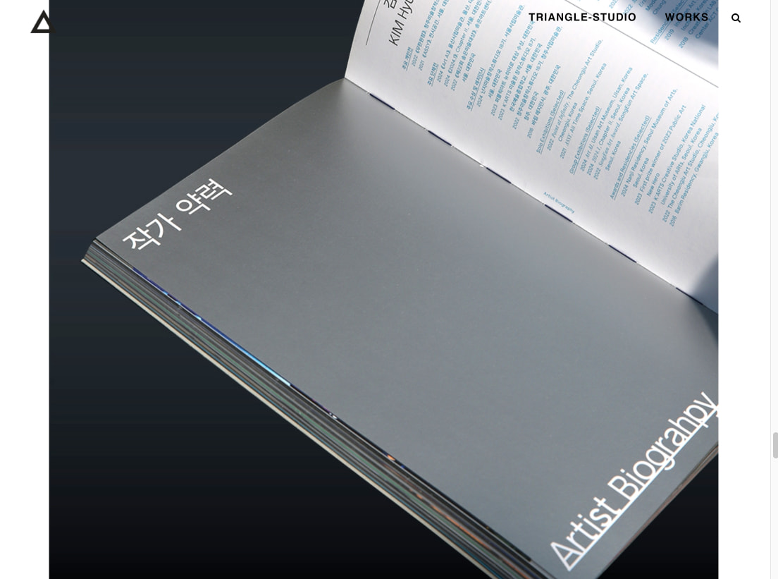 TRIANGLE-STUDIO | Unfold X 2024 Book Design captured website design
