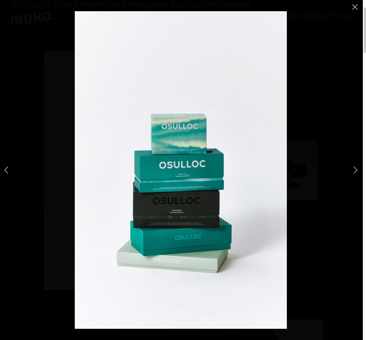 OSULLOC Brand Identity and Integrated Application Renewal - MYKC STUDIO captured website design