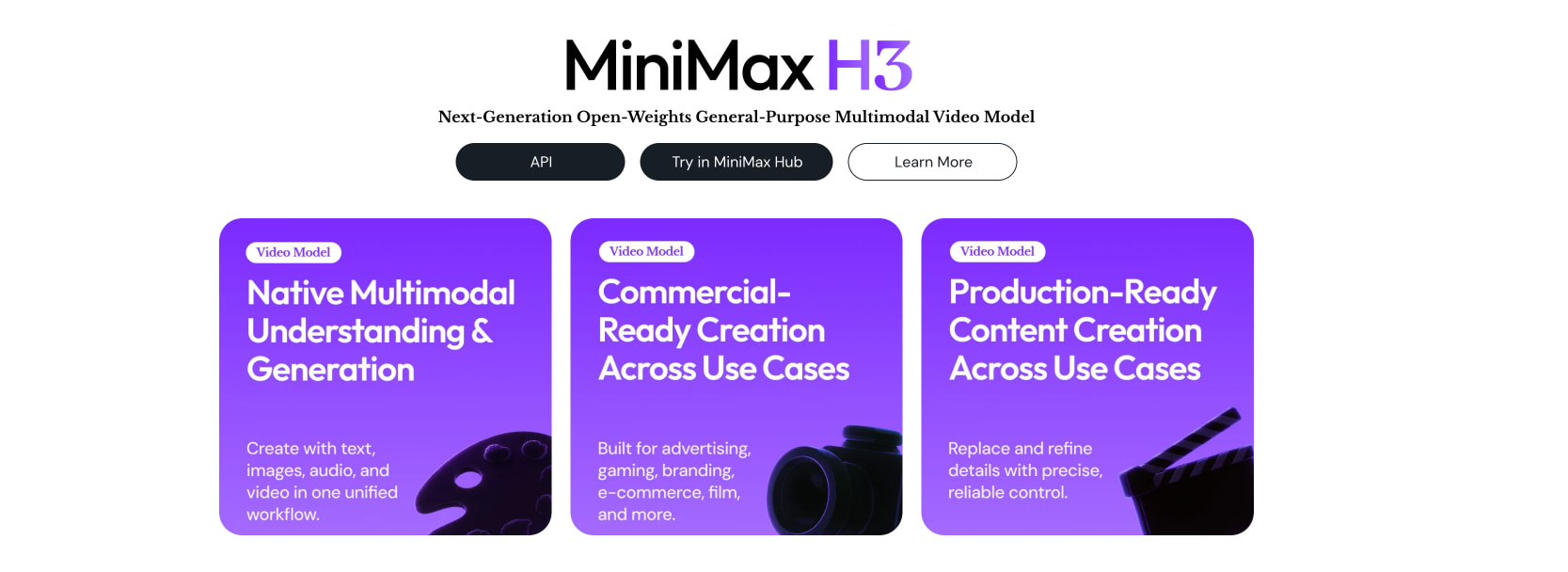 MiniMax captured website design