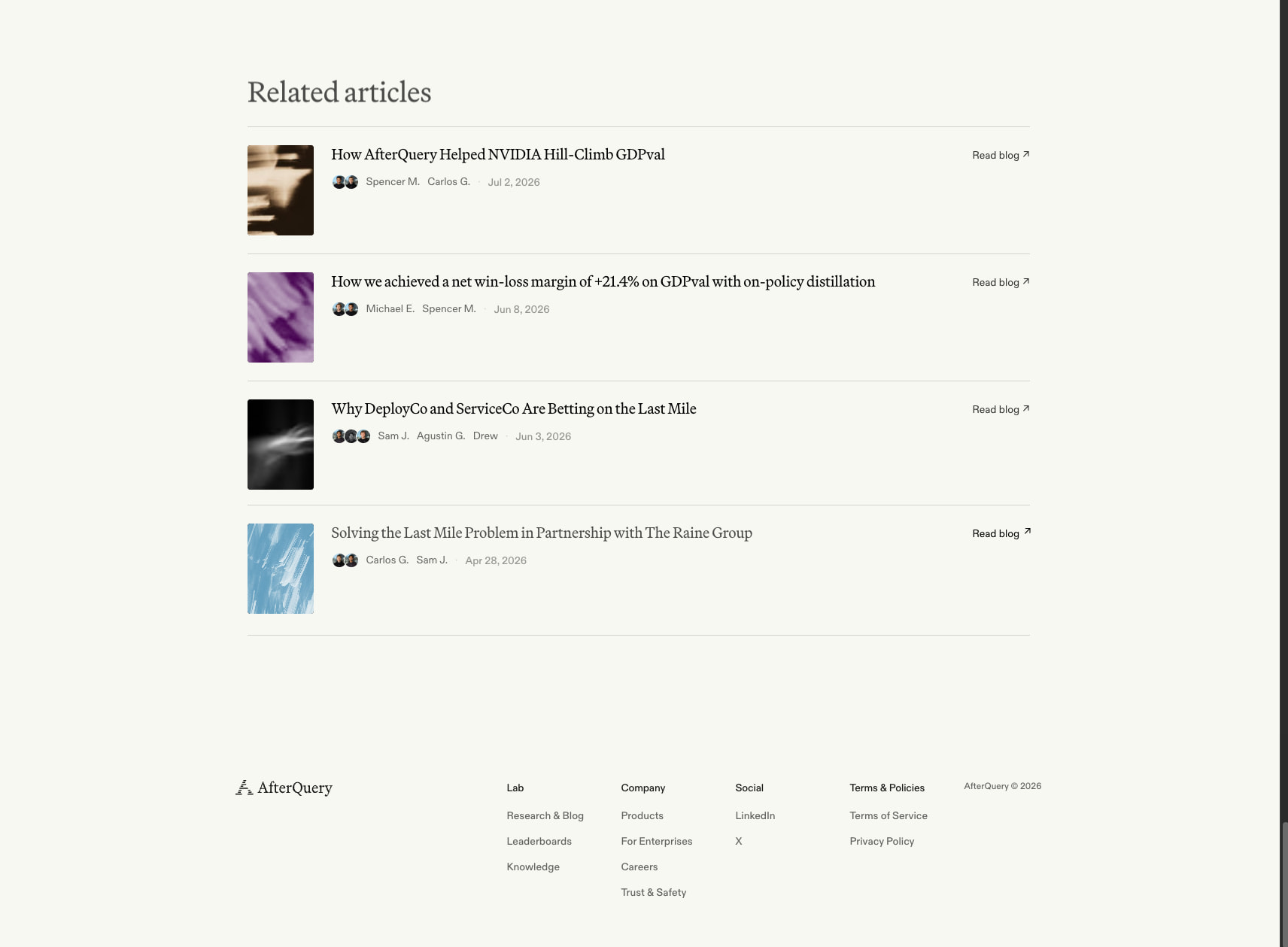 How We Improved Terminal-Bench 2.0 Scores by Over 5x Using Tinker and Harbor - AfterQuery captured website design