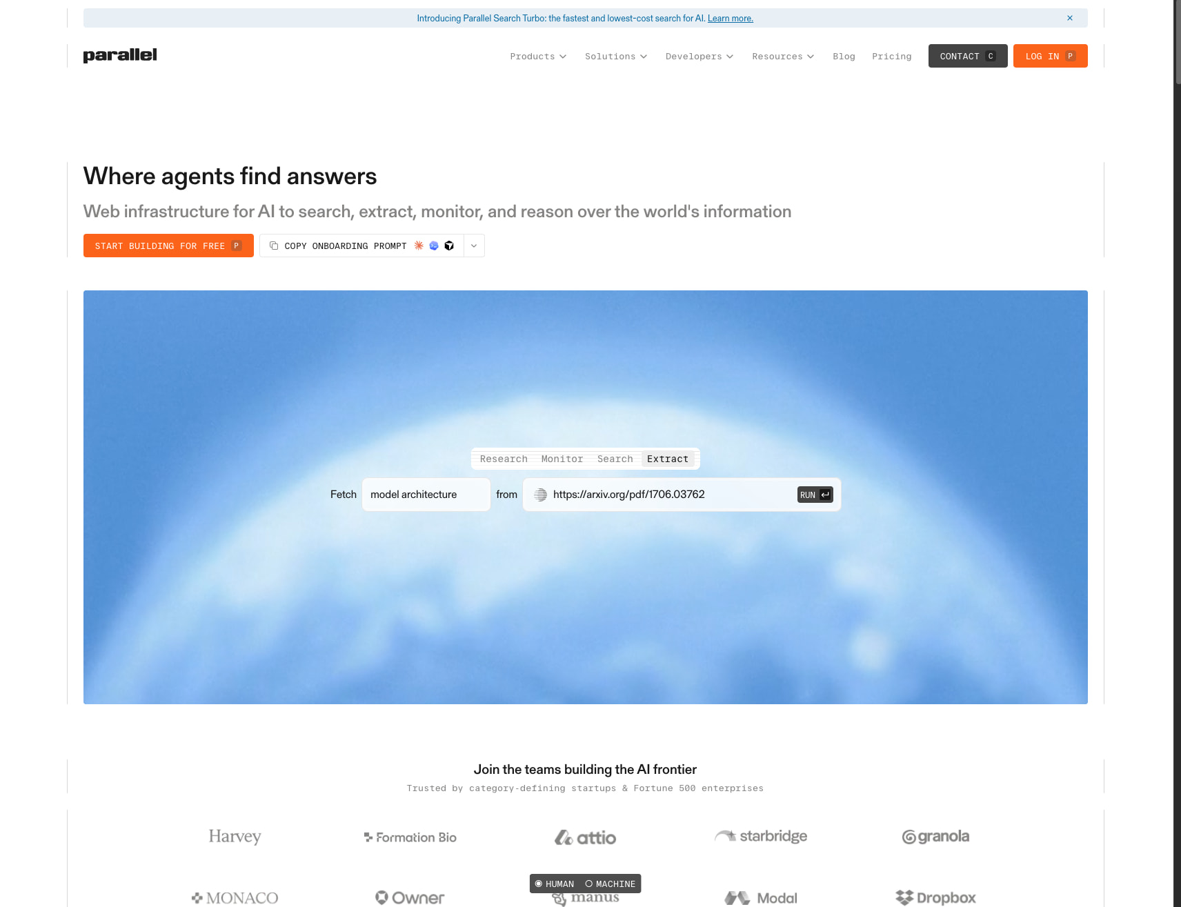 Parallel captured website design