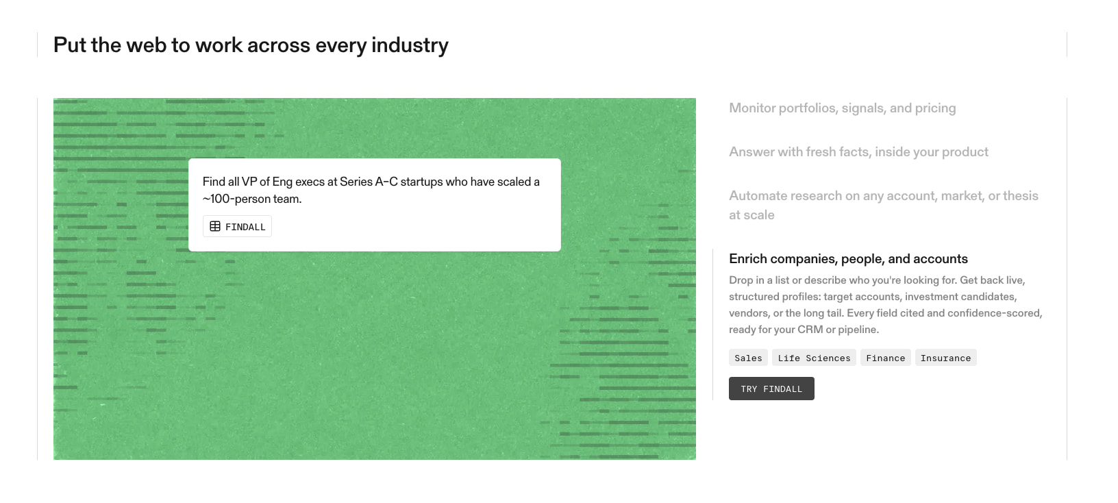 Parallel captured website design