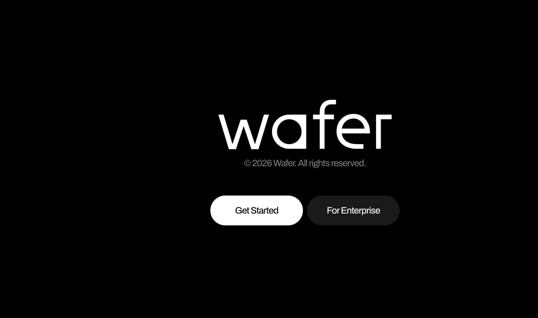 Technology | Wafer captured website design