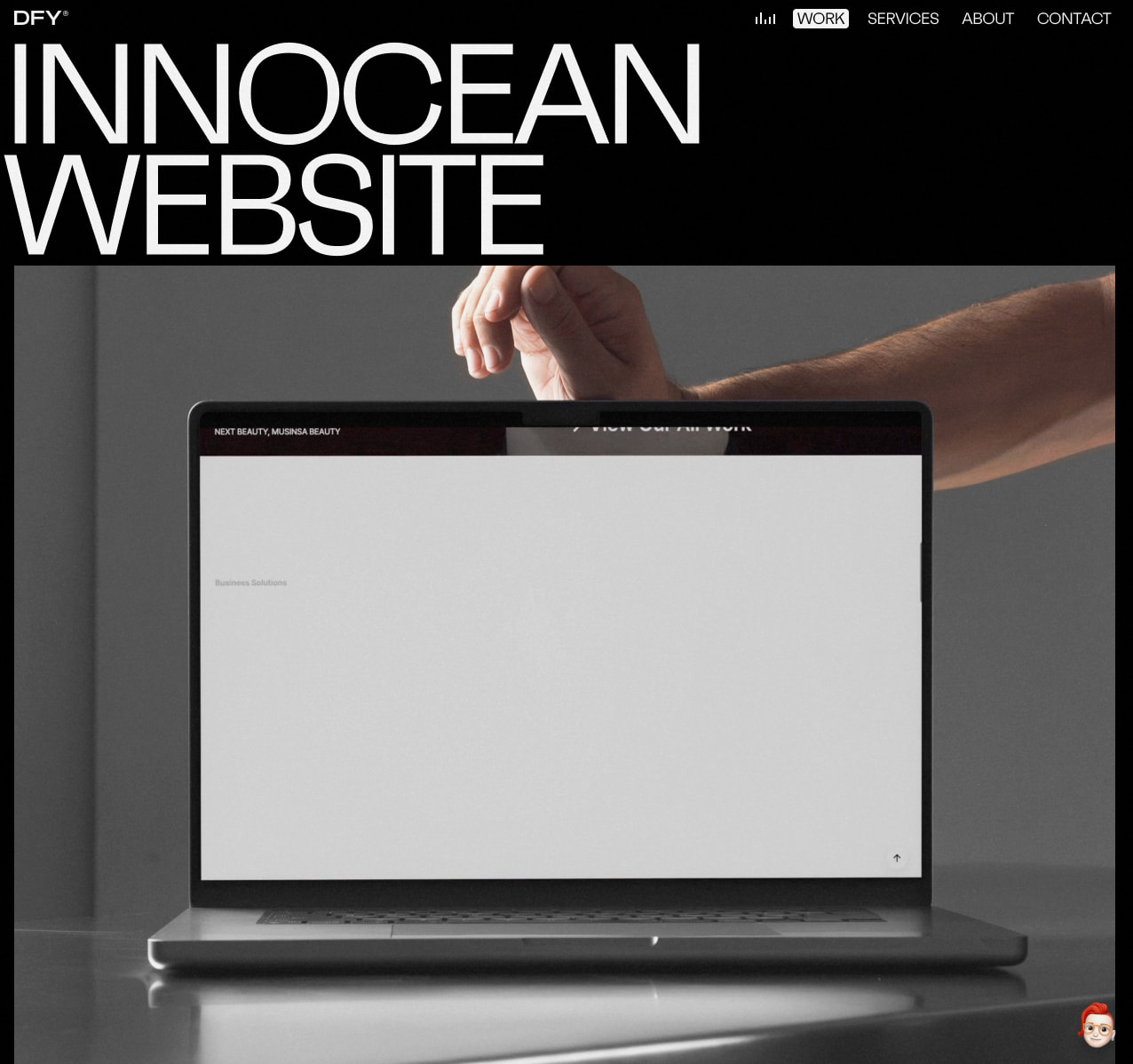 DFY® | INNOCEAN captured website design