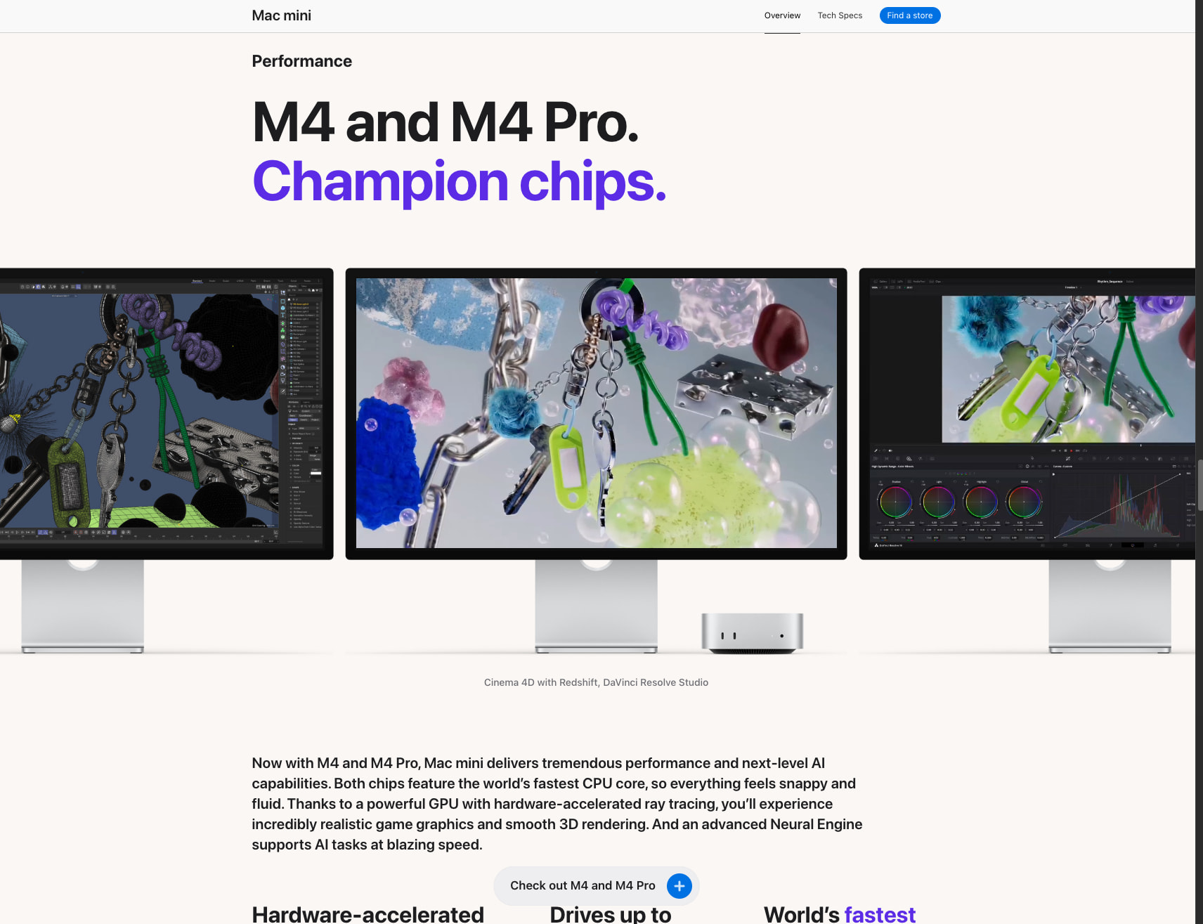 Mac mini - Apple (NG) captured website design