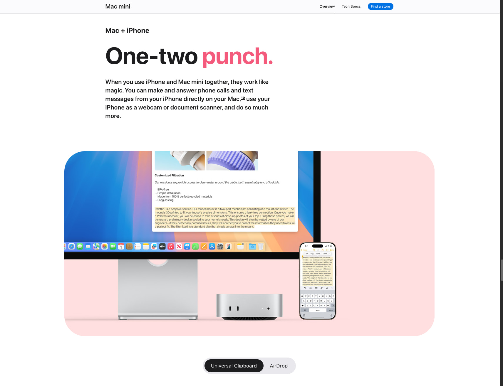 Mac mini - Apple (NG) captured website design