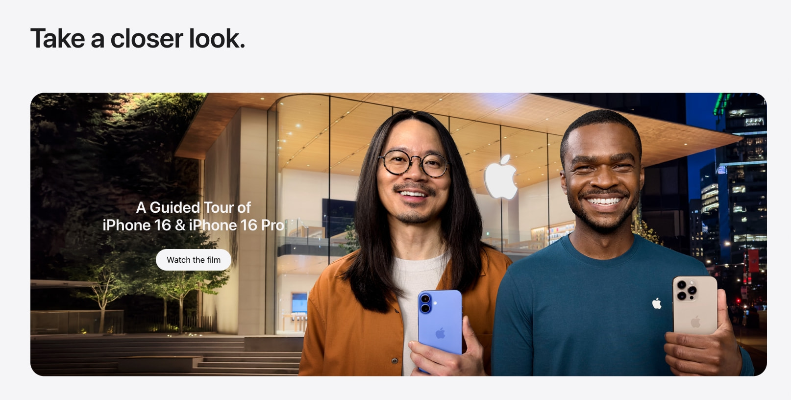 iPhone - Apple captured website design