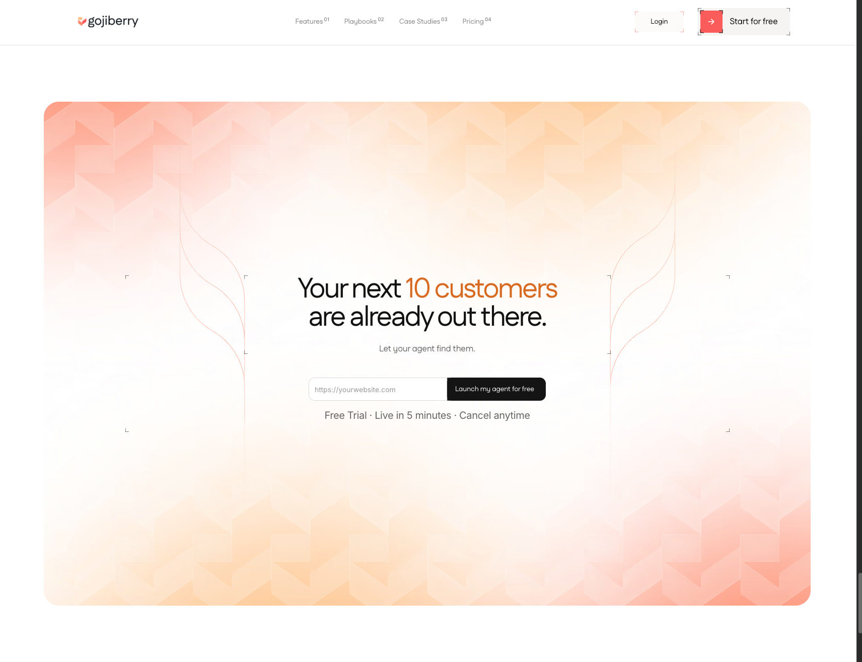 Gojiberry AI - Grow your sales with warm leads & high intent outreach captured website design