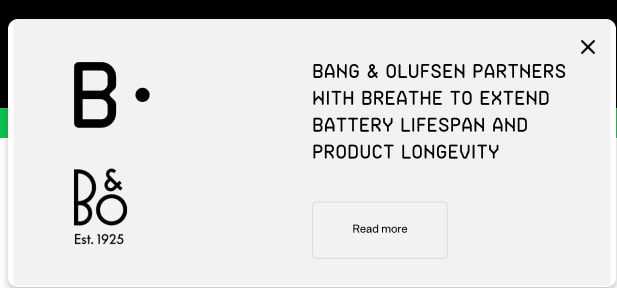 Breathe | Optimise Battery Design Today captured website design