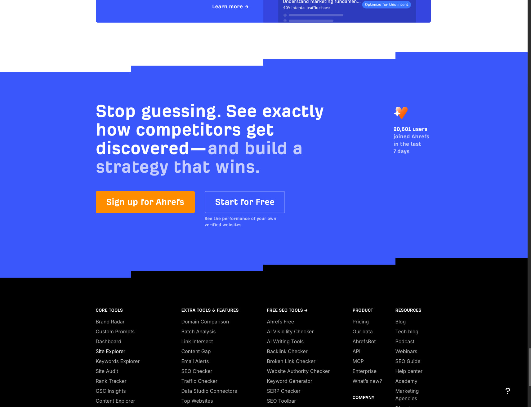 Site Explorer by Ahrefs: The #1 Competitor Analysis Tool captured website design