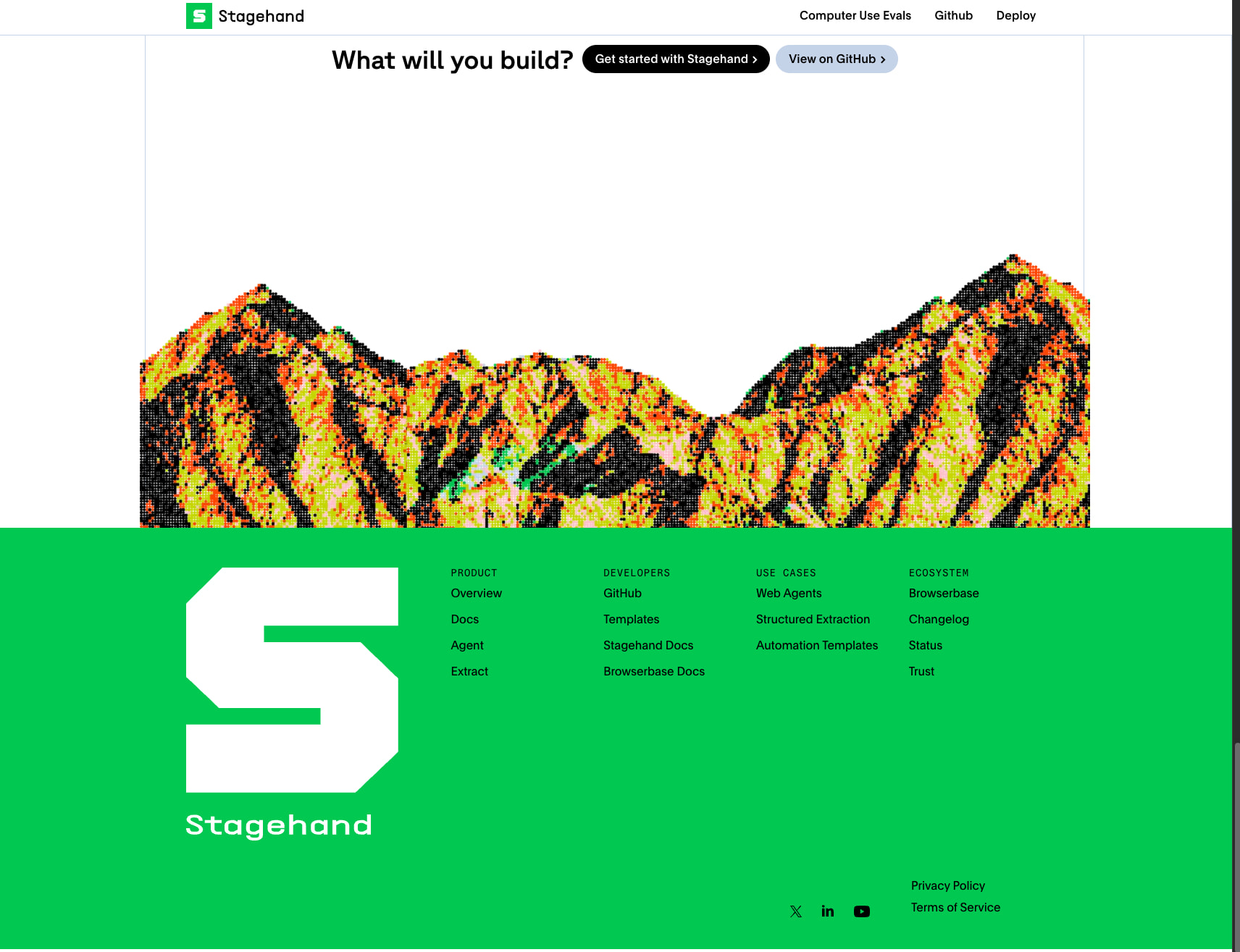 Home captured website design