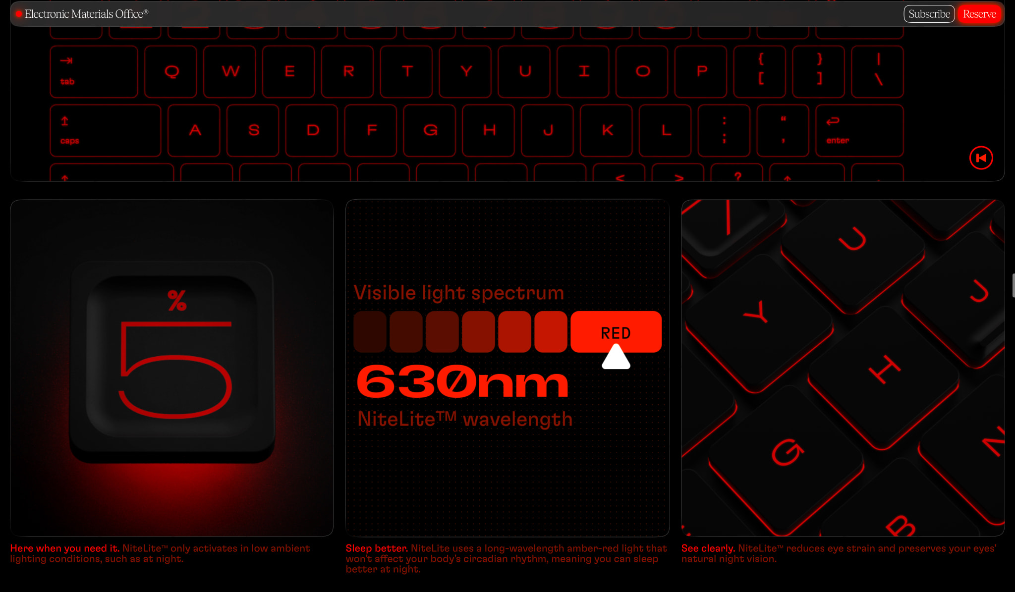 Altar II - EMO® captured website design