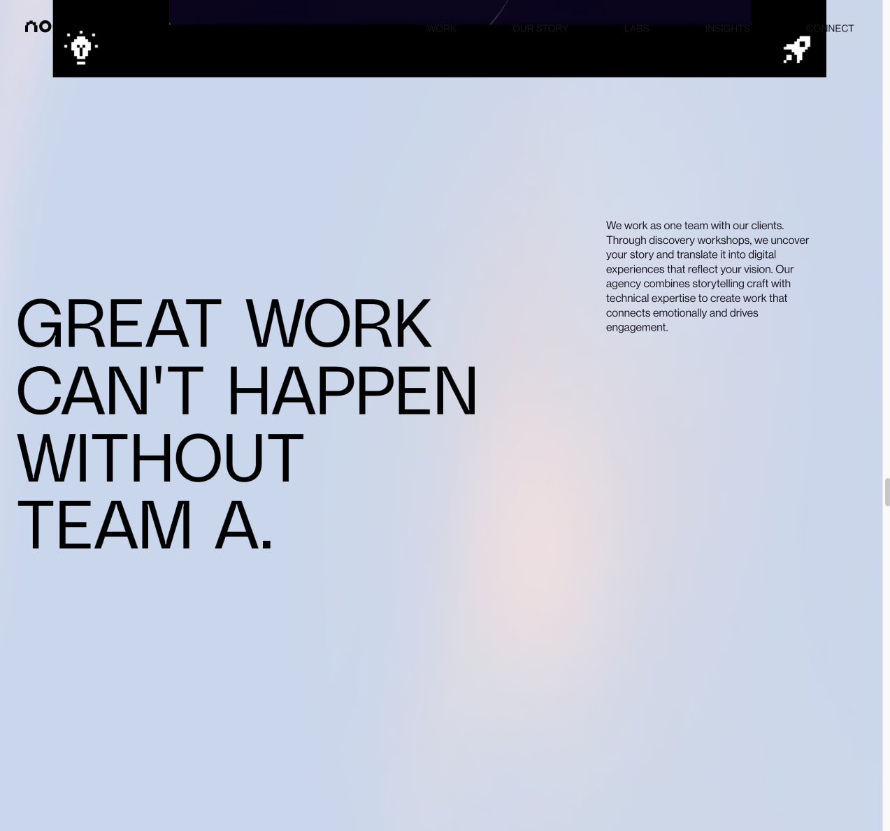 Digital Storytelling & 3D Website Design Agency | Noomo captured website design