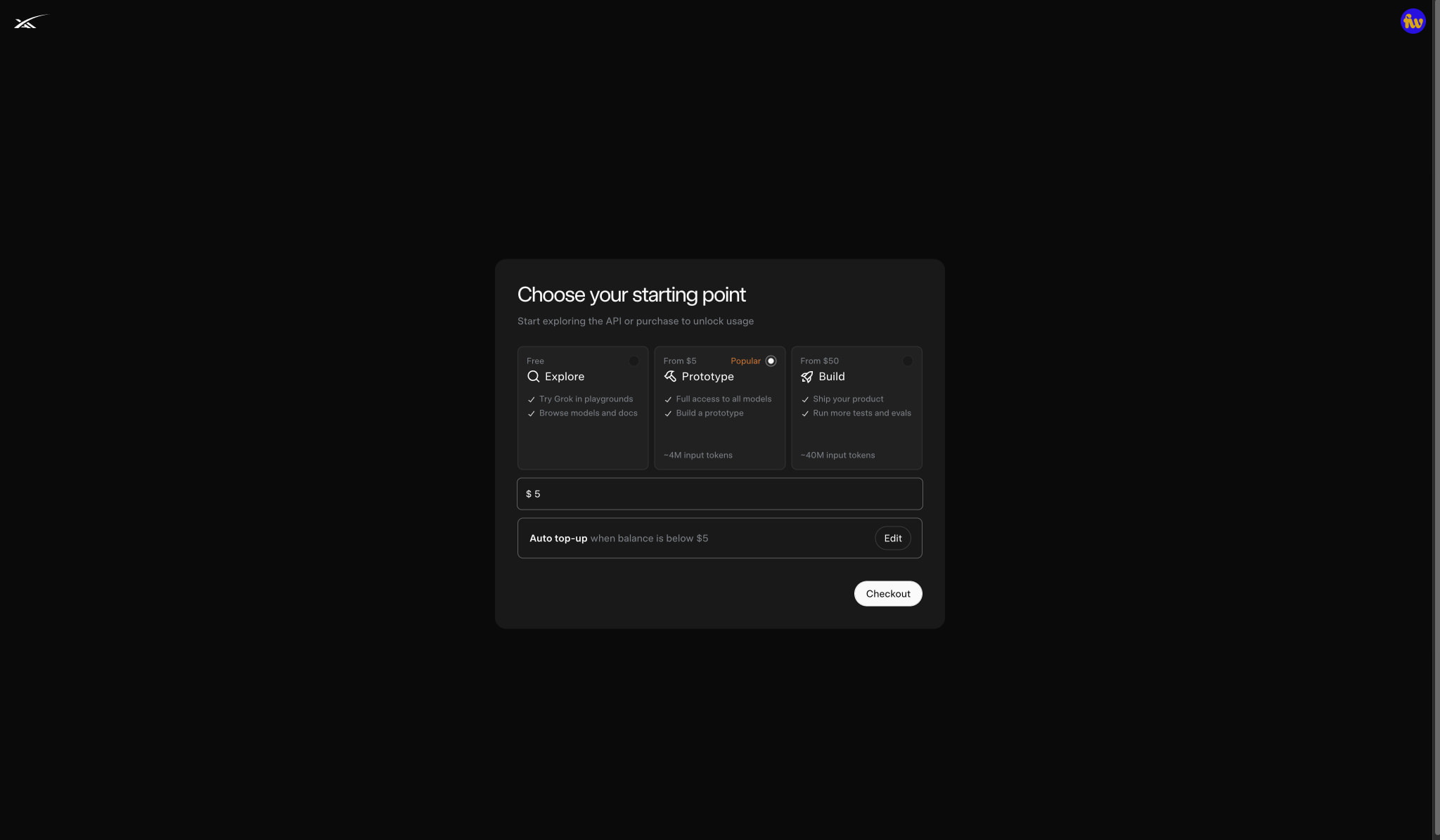 Welcome | SpaceXAI Console captured website design