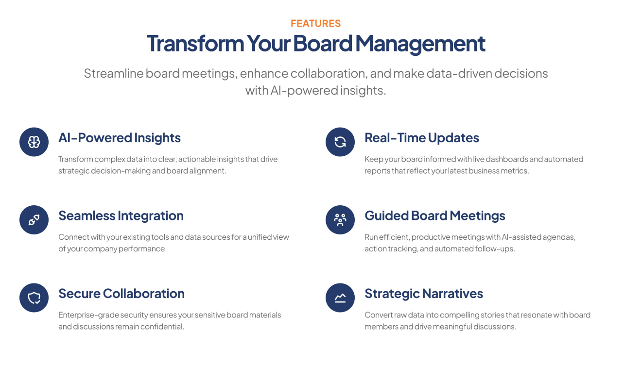 Captured design matching imboard.ai captured website design