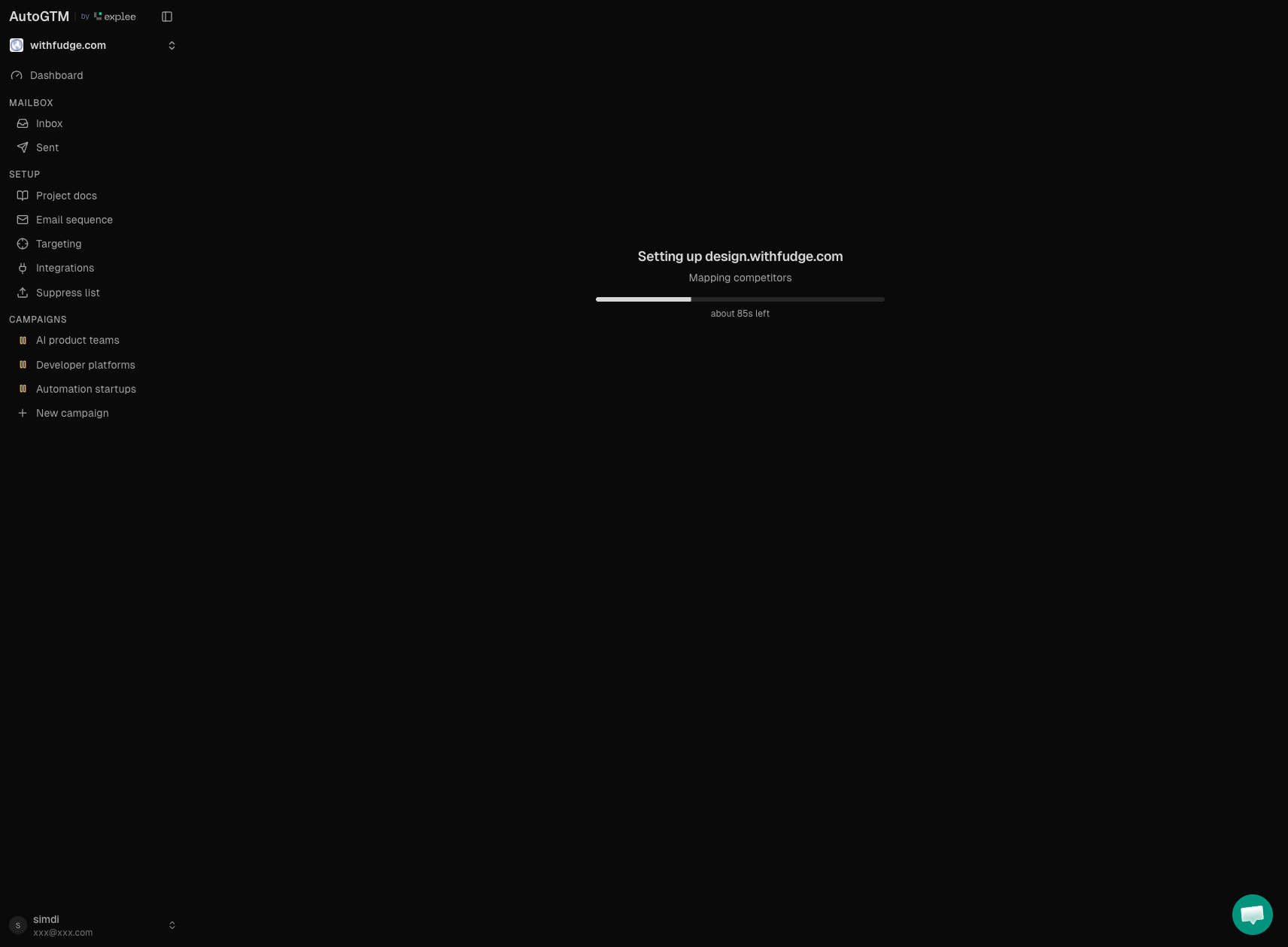 Explee captured website design