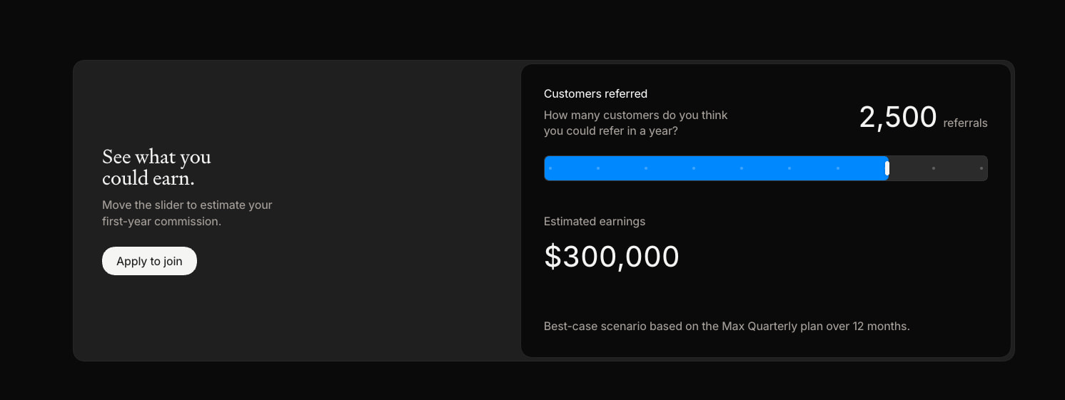 Affiliate Program | Details.so captured website design