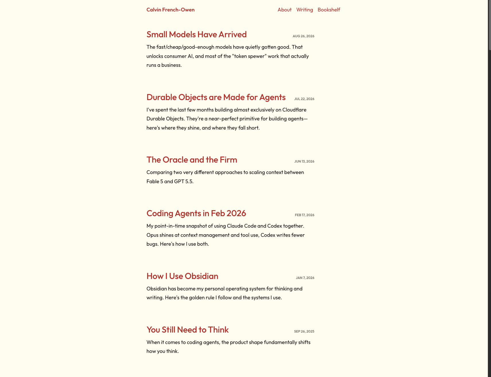 Small Models Have Arrived captured website design