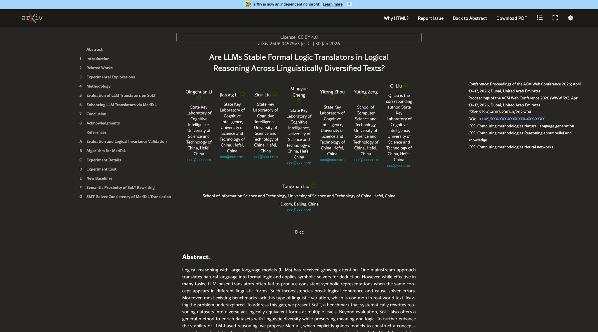 arXiv HTML paper, saved reference capture