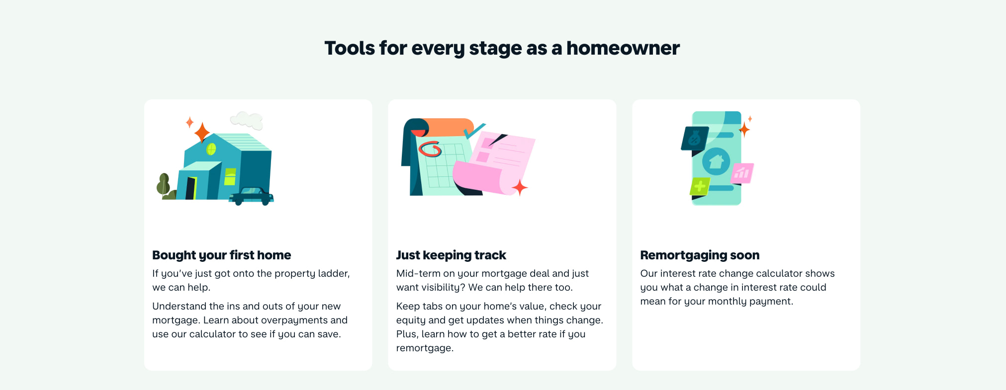See Your Mortgage with Monzo (in 60 Seconds) | Monzo captured website design