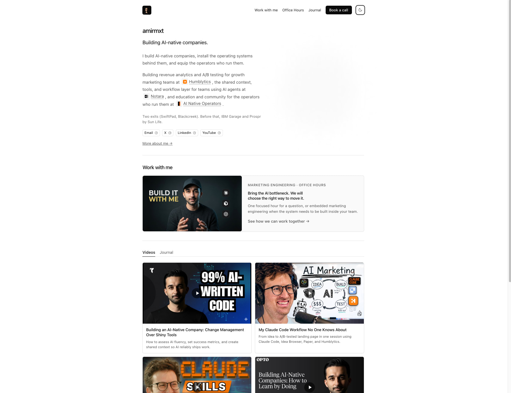 amirmxt captured website design