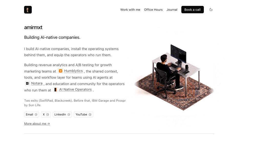 amirmxt captured website design