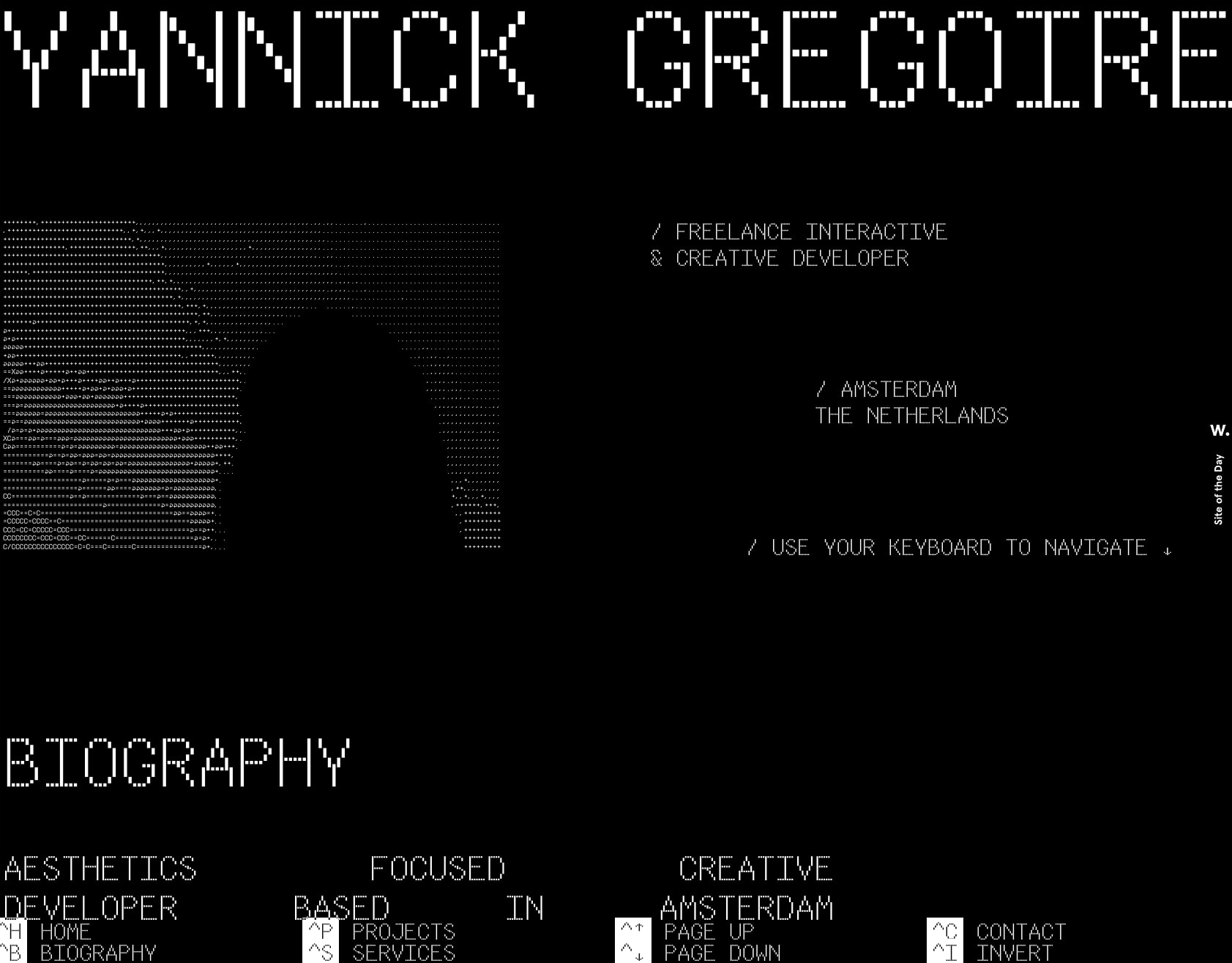 Yannick Gregoire captured website design
