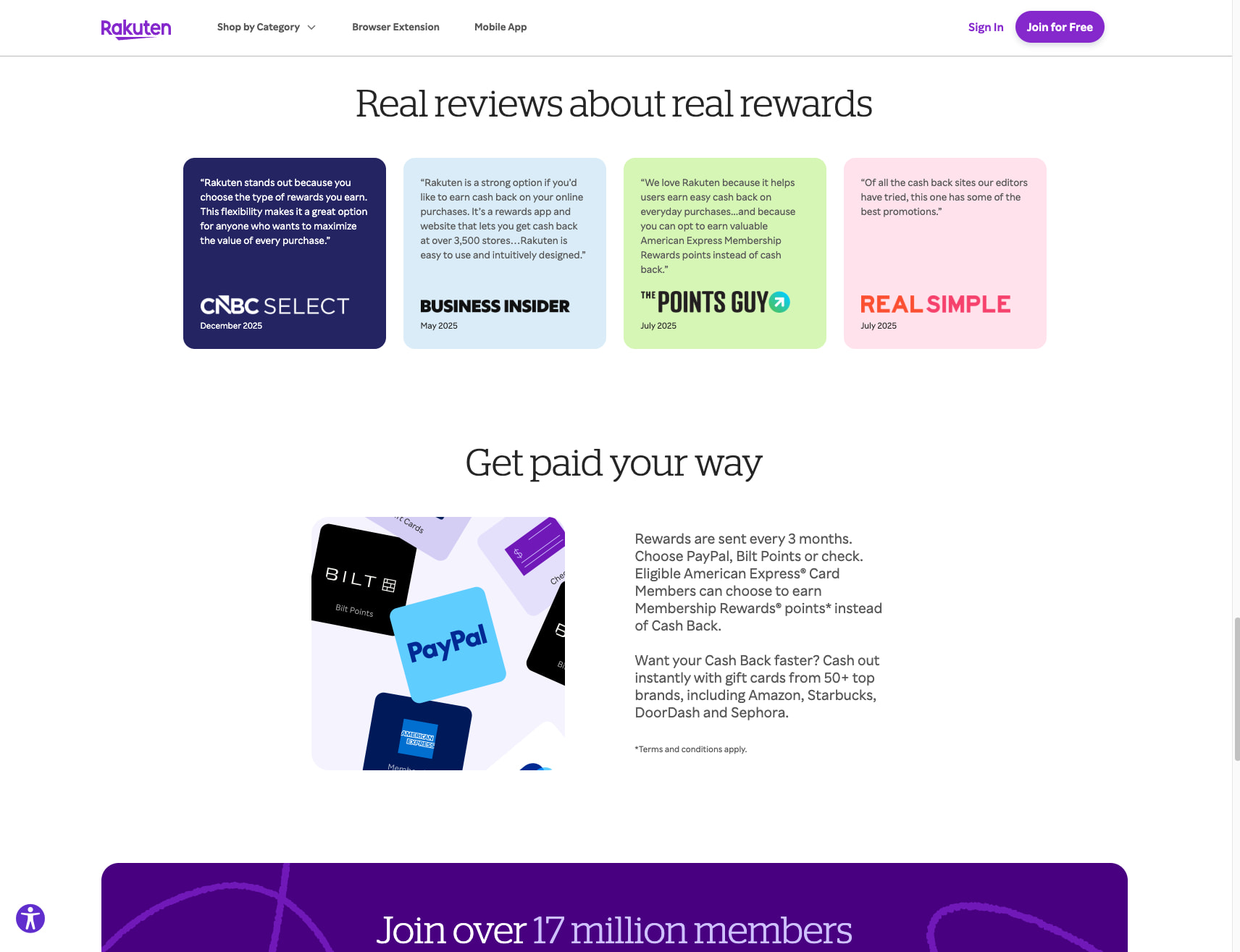Coupons, Promo Codes & Cash Back | Rakuten captured website design