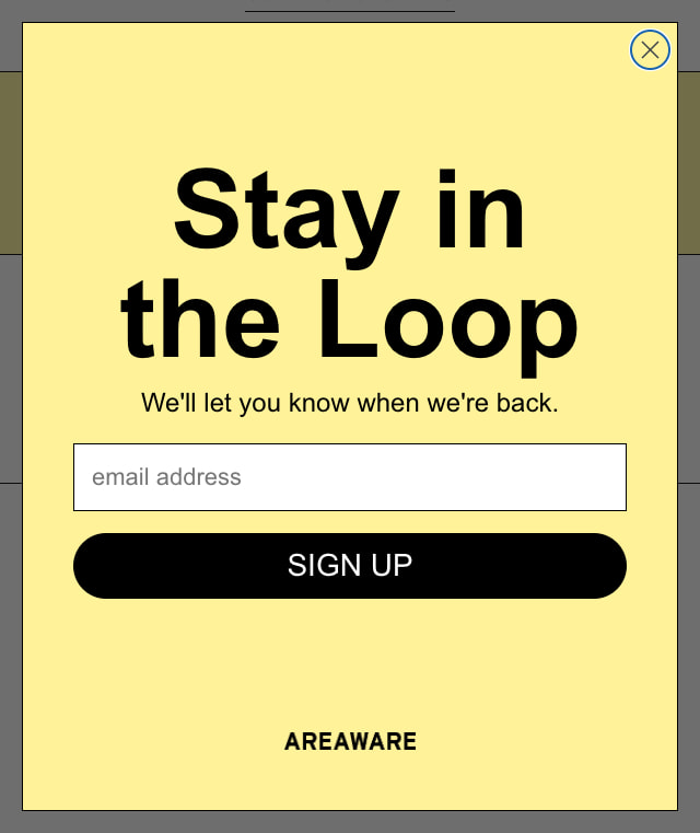 404 Not Found – Areaware Retail captured website design