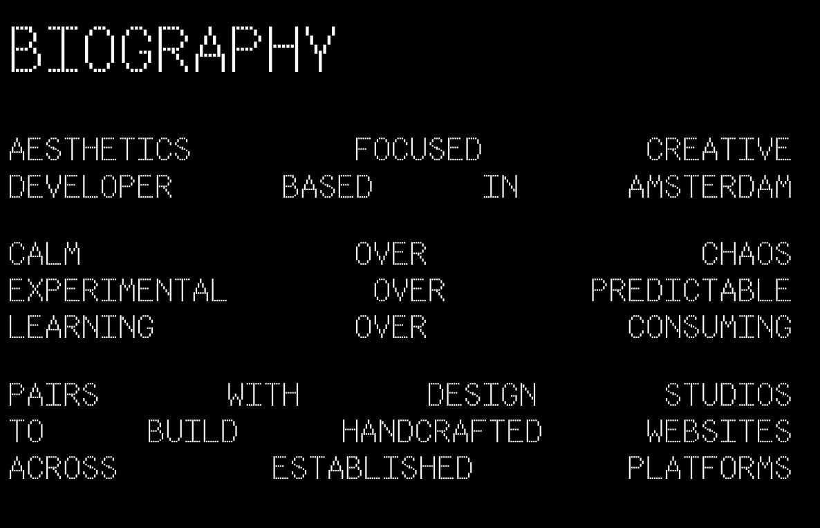 Yannick Gregoire captured website design