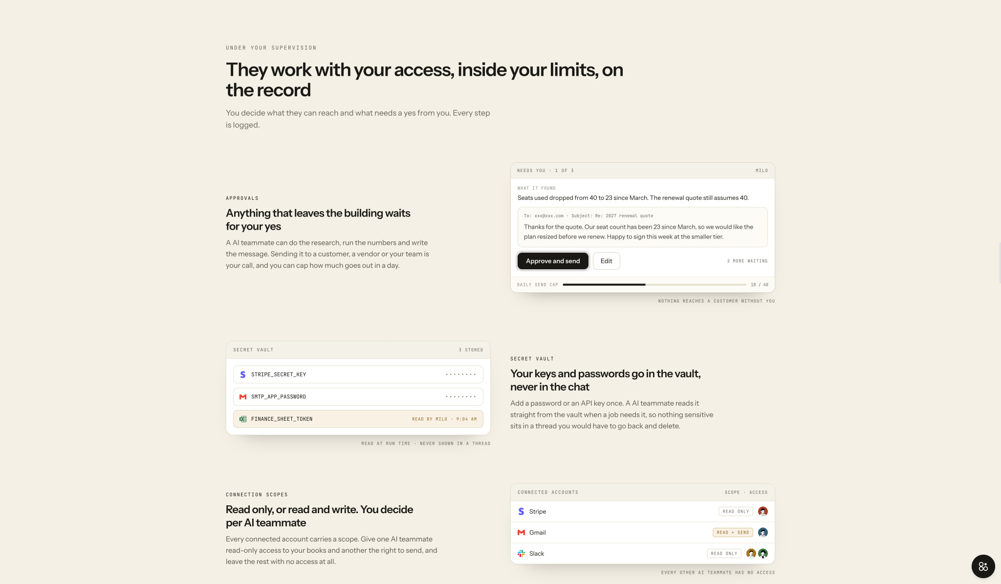 AI Teammates To Do Your Work | Squad captured website design