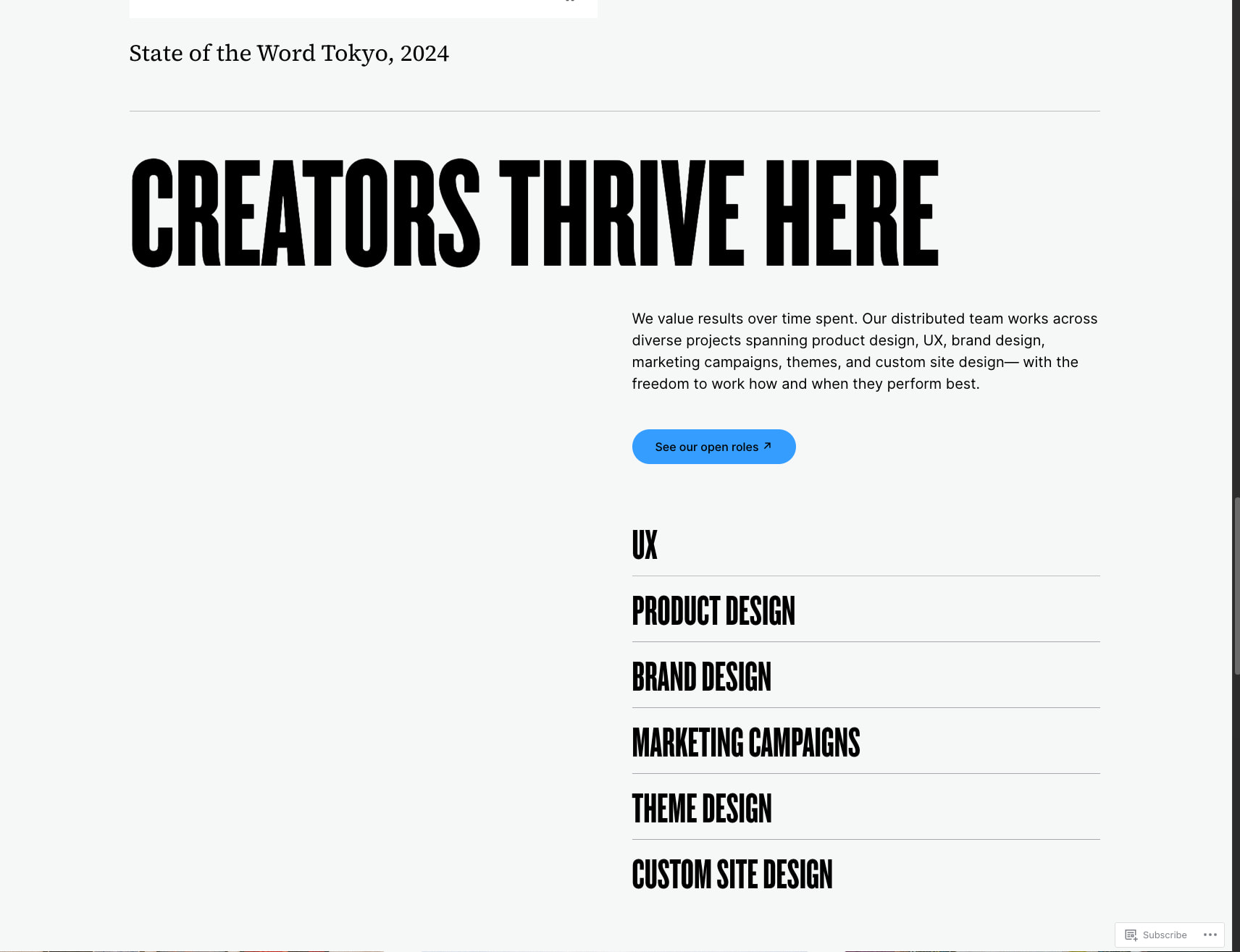 Automattic Design – Designing a better web captured website design