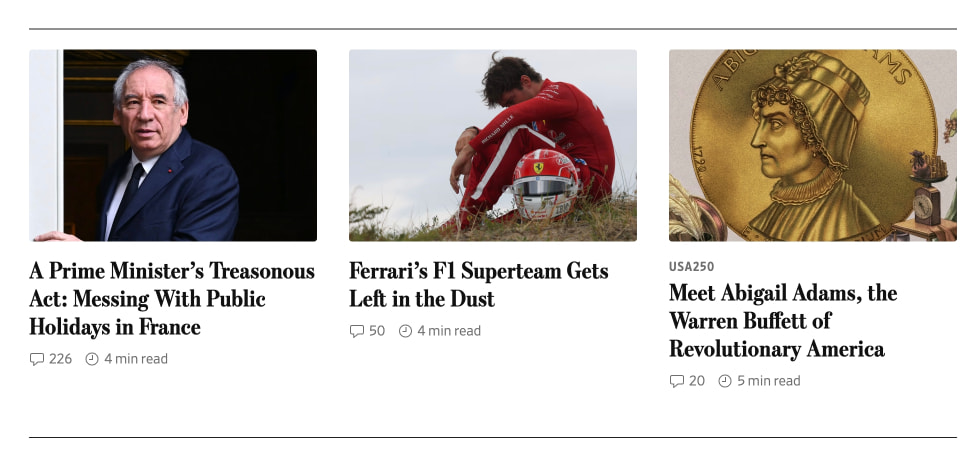 The Wall Street Journal - Breaking News, Business, Financial & Economic News, World News and Video captured website design