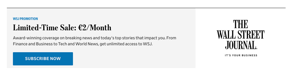 The Wall Street Journal - Breaking News, Business, Financial & Economic News, World News and Video captured website design