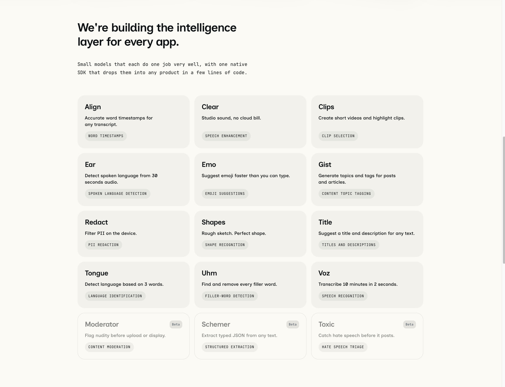Desert Ant Labs: On-device AI models and SDKs captured website design