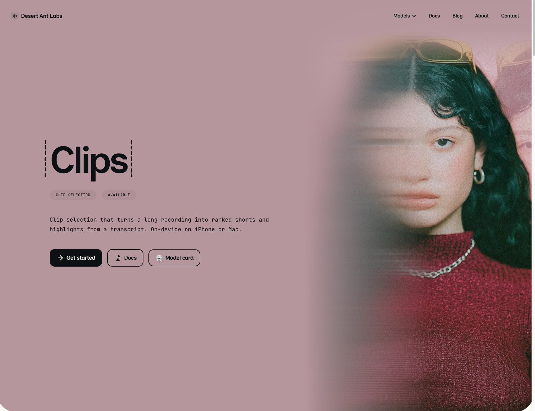 Clips: Shorts and Highlights from any recording, on-device captured website design