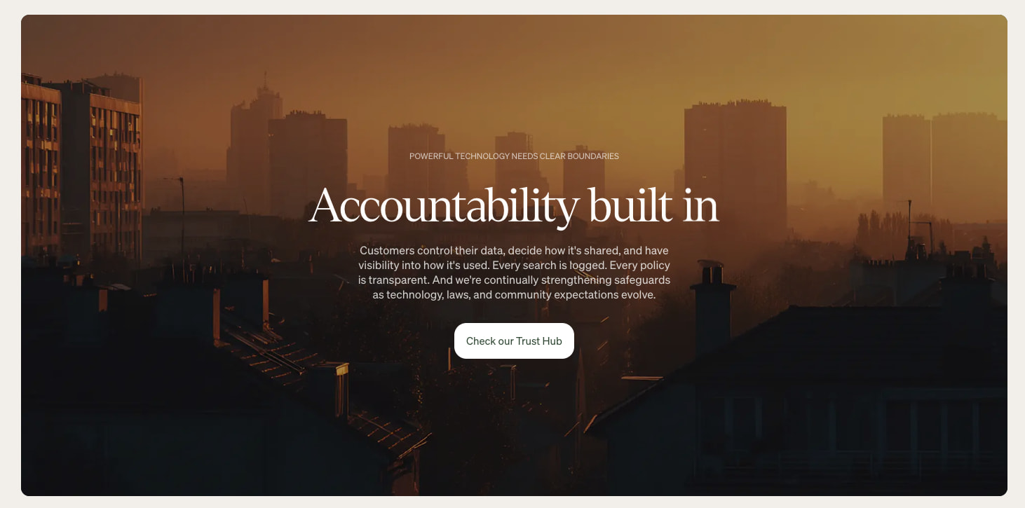 Flock Safety captured website design
