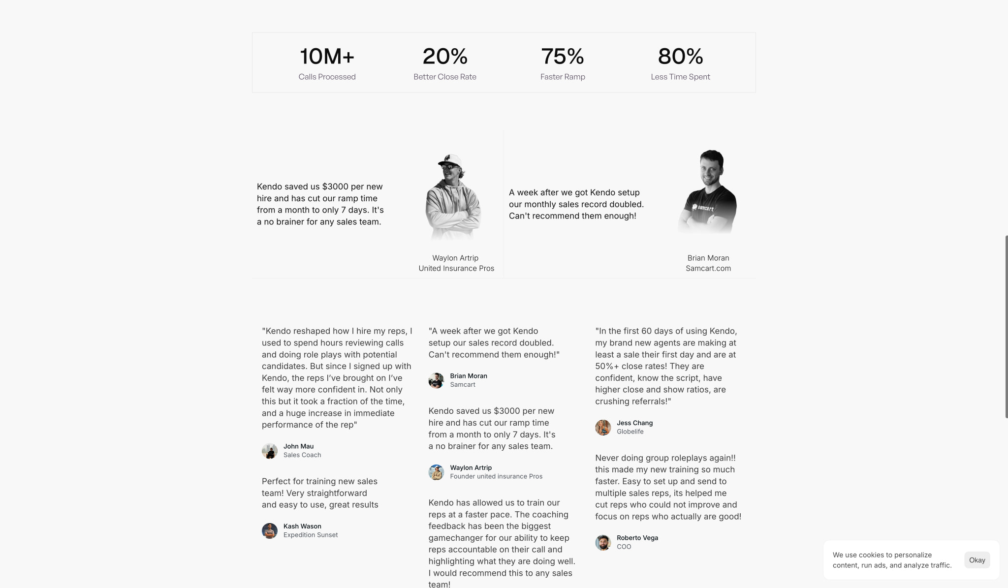 Pricing | Free, Pro & Enterprise Plans | Kendo AI captured website design