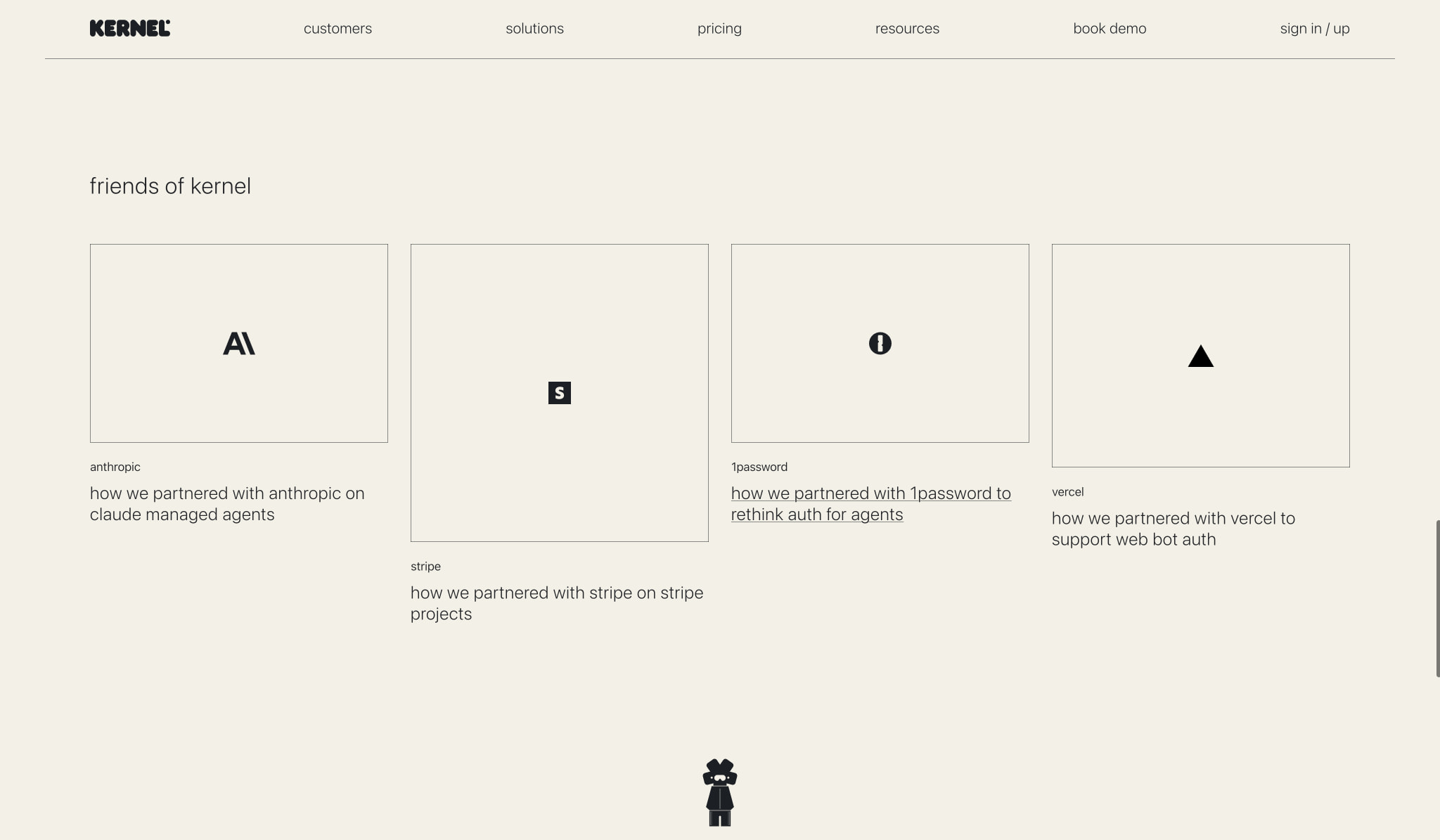 KERNEL: browser infrastructure for web agents and automations captured website design