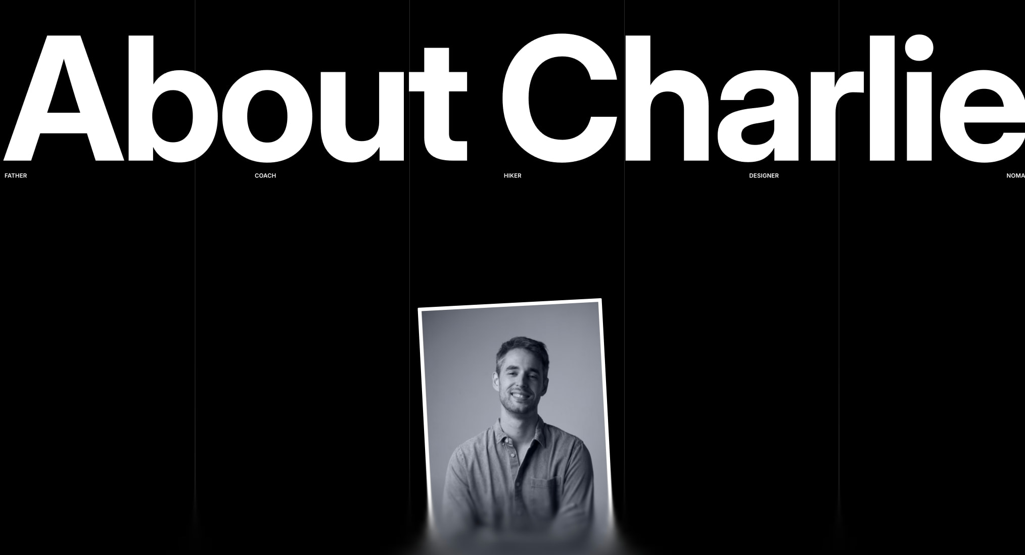 Captured design matching charlieosborne.co captured website design